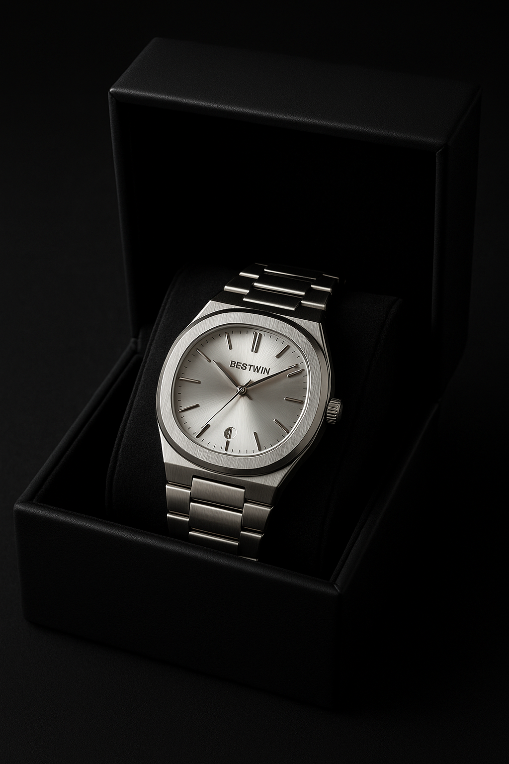 Bestwin Luxury Watch – Classic White Dial | Timeless Elegance