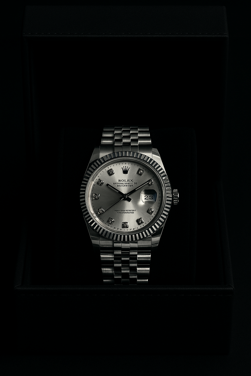 Rolex Silver White Dial Semi-Auto Watch – Redefining Class & Confidence