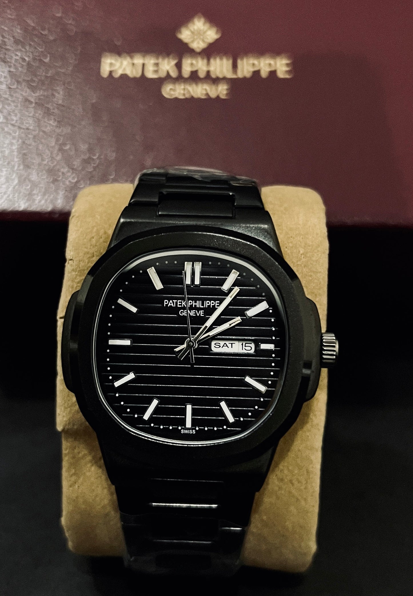 Patek Philippe Geneve Black Edition — Day & Date Masterpiece