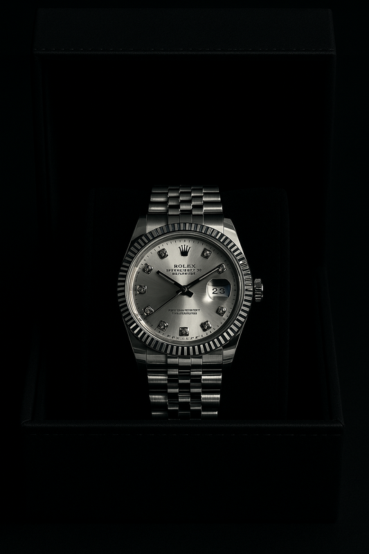 Rolex Silver White Dial Semi-Auto Watch – Redefining Class & Confidence
