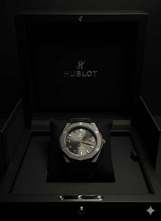 Hublot Cut Black Watch - Heavy Weight