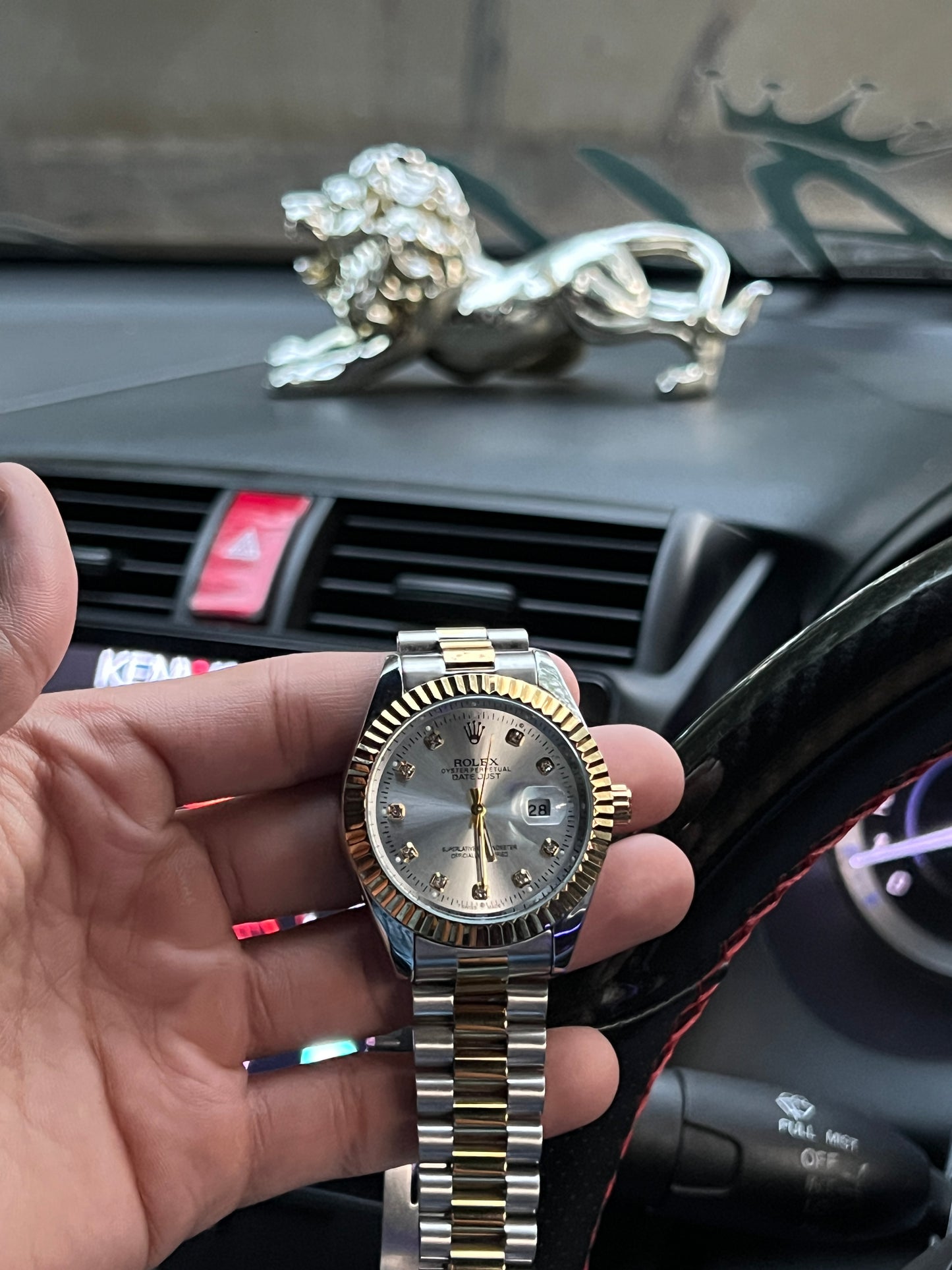 Rolex Golden & Silver Watch – Timeless Elegance, Crafted to Perfection