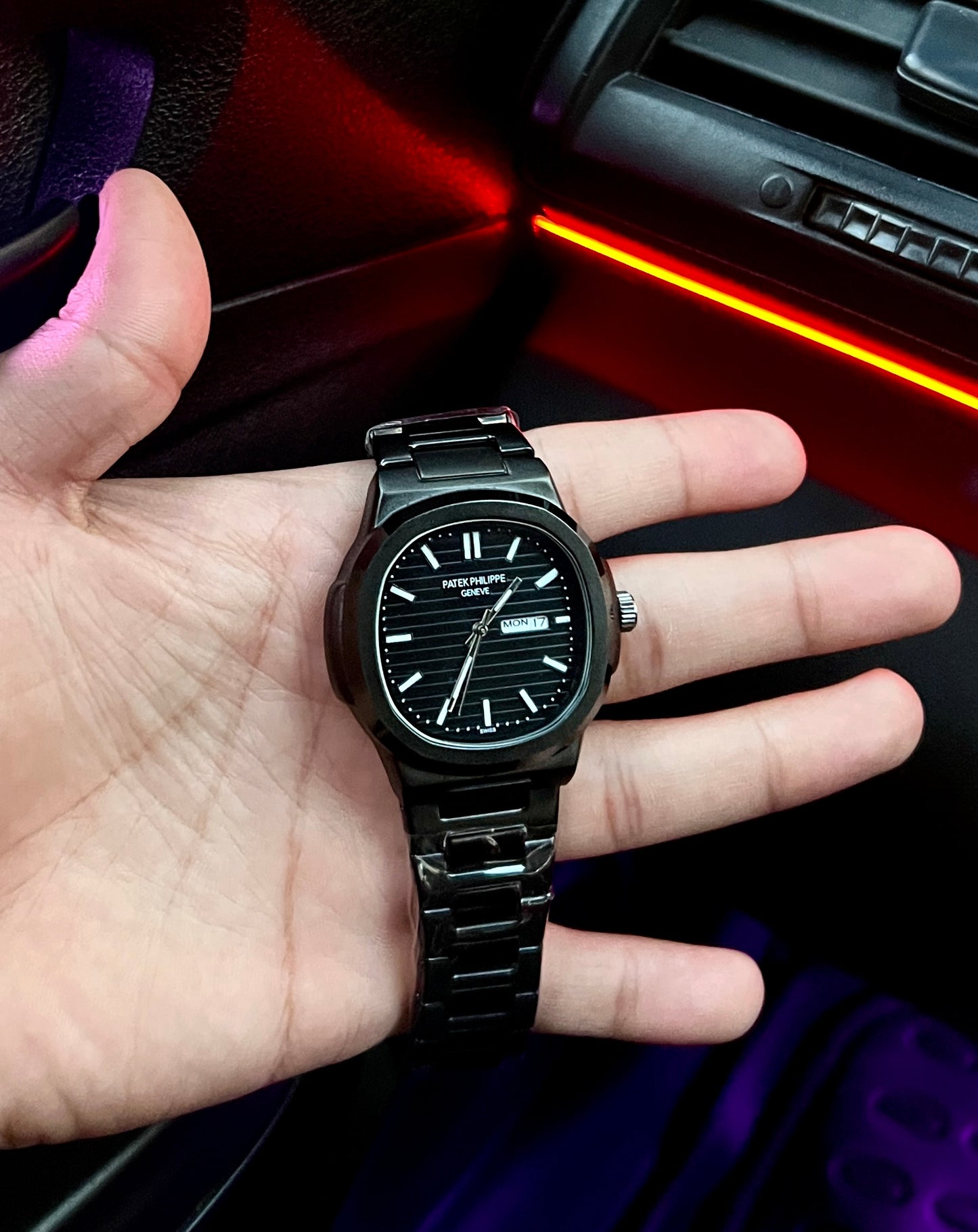 Patek Philippe Geneve Black Edition — Day & Date Masterpiece