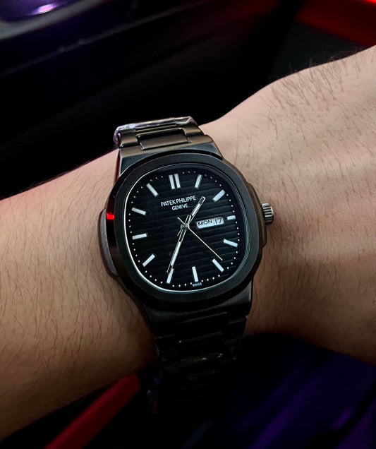 Patek Philippe Geneve Black Edition — Day & Date Masterpiece