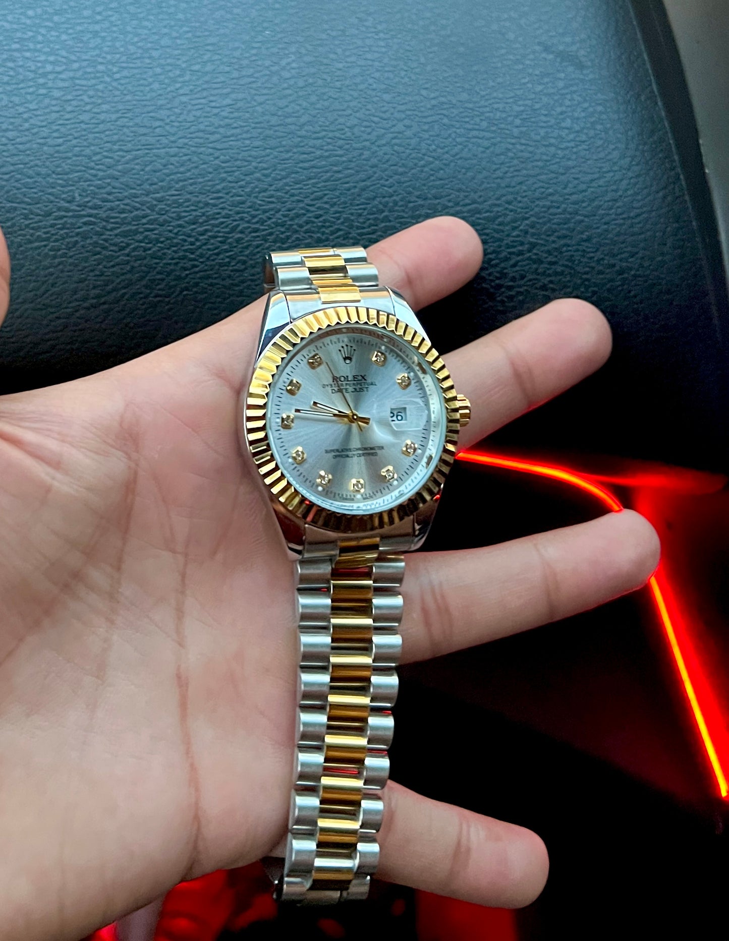 Rolex Golden & Silver Watch – Timeless Elegance, Crafted to Perfection