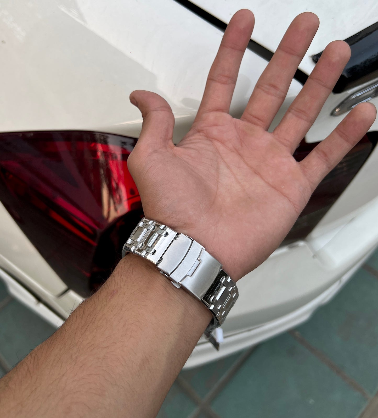 Ticarto Royal Chronograph Stainless Steel Men's Watch - Black Dial