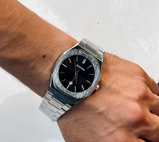 Bestwin Luxury Watch – Black Dial Edition | Modern Sophistication